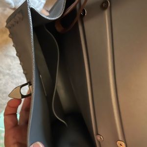 Grey handbag